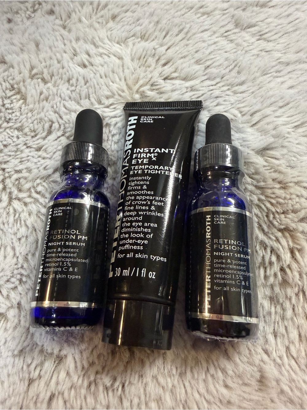 Peter Thomas Roth Black & Deep Blue Eye Serum Trio